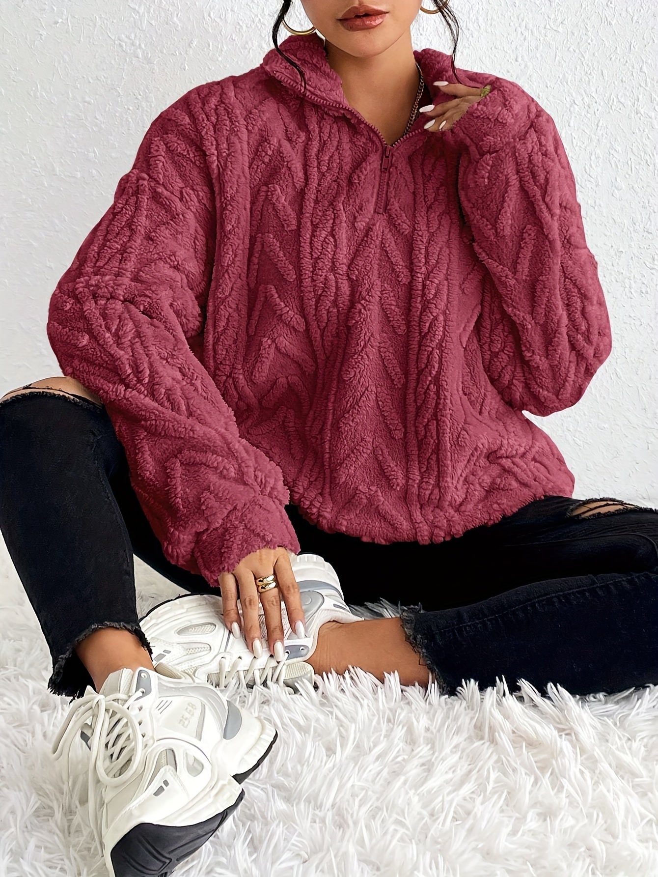 ByMoire. Elegante Fleece Trui