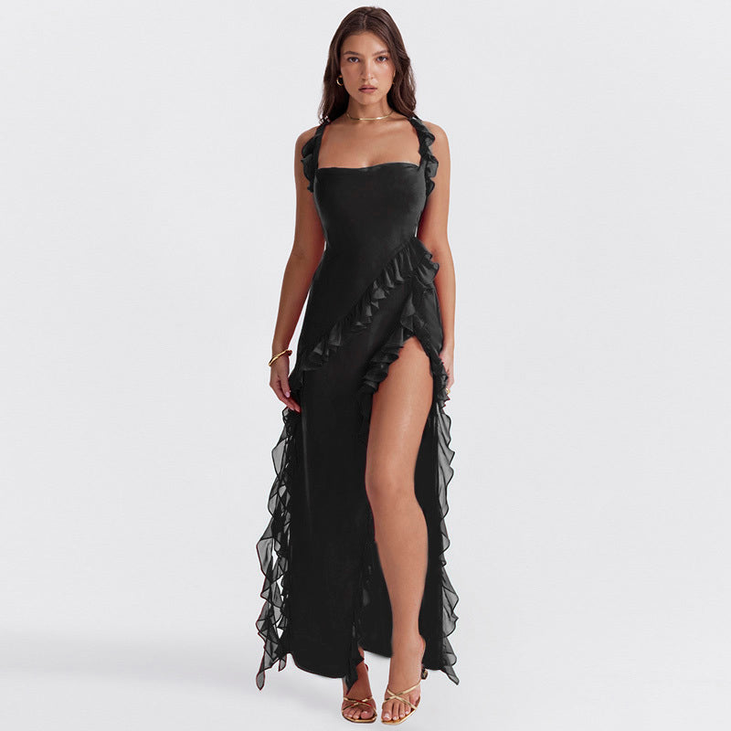 ByMoire. Stralende Jurk met Ruffles