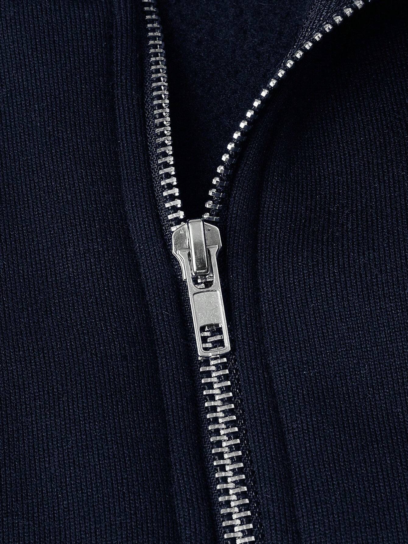 ByMoire. Zip-up met halve rits