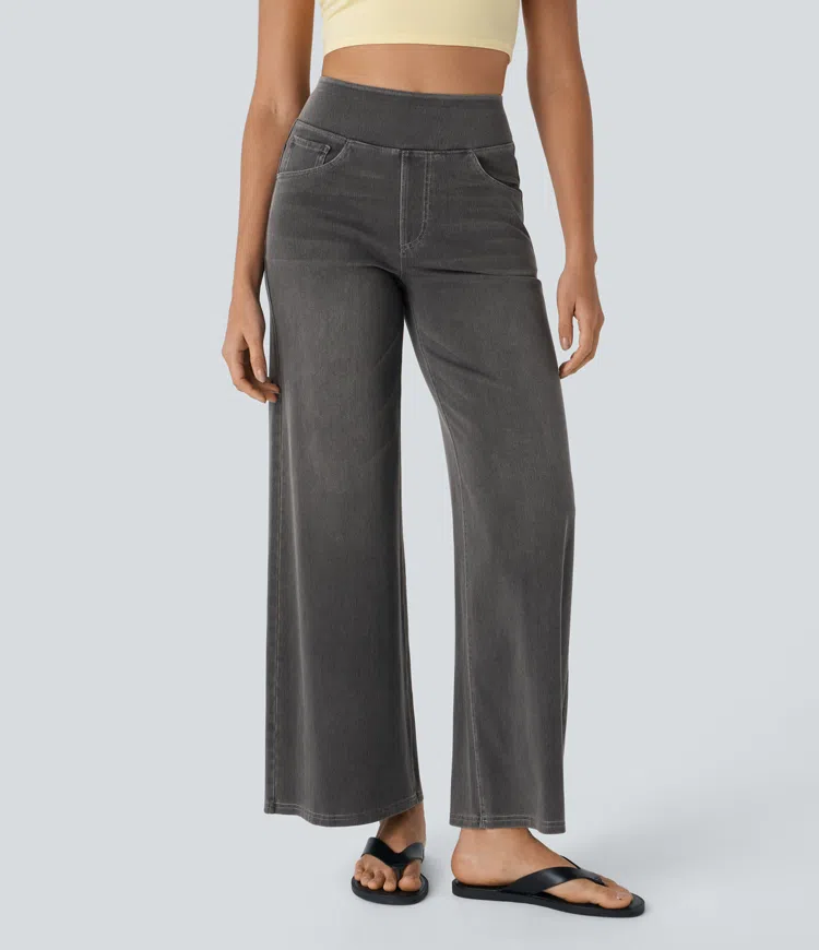 ByMoire. Comfortabele jeans met hoge taille