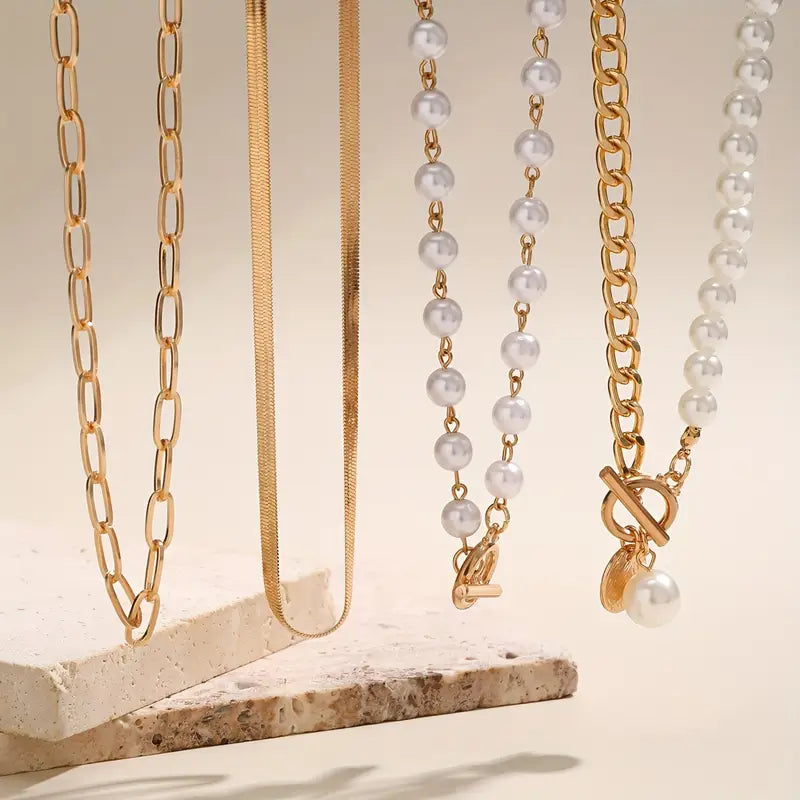 By Moires gouden kettingset