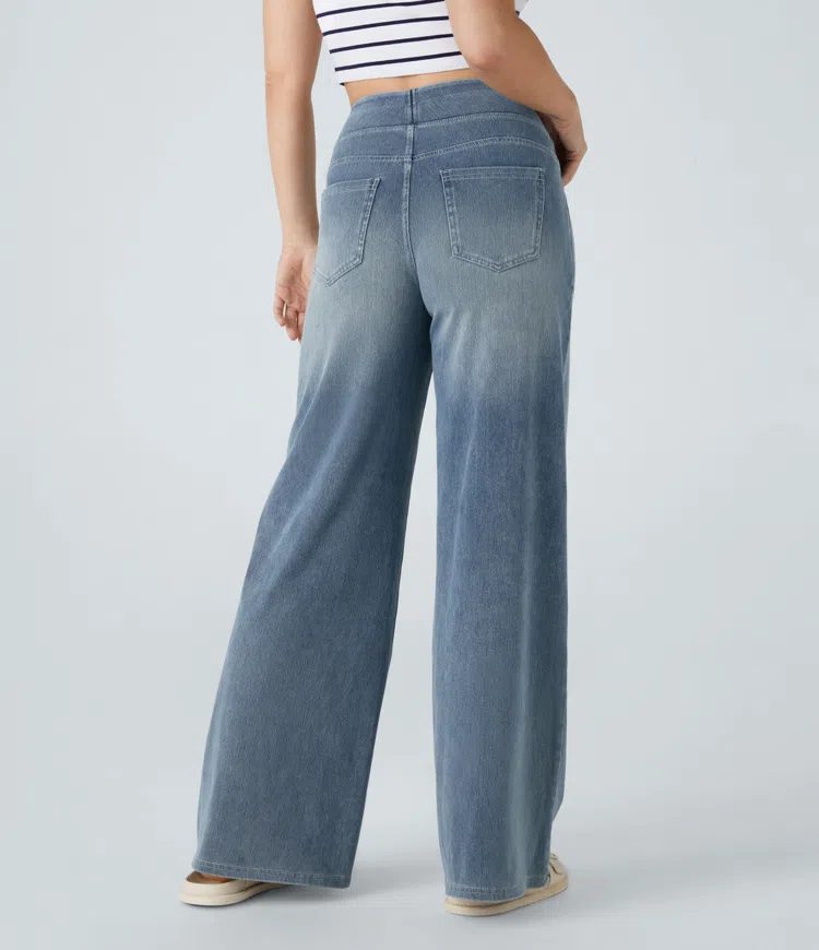 ByMoire. Comfortabele jeans met hoge taille