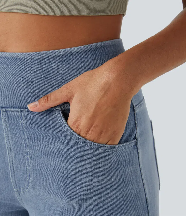 ByMoire. Comfortabele jeans met hoge taille
