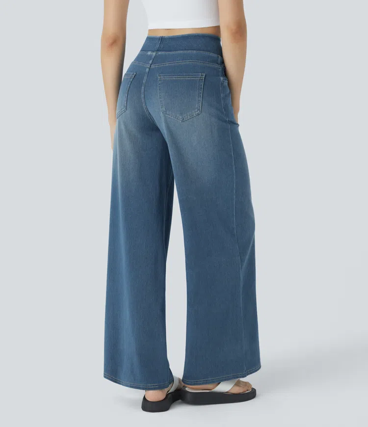 ByMoire. Comfortabele jeans met hoge taille