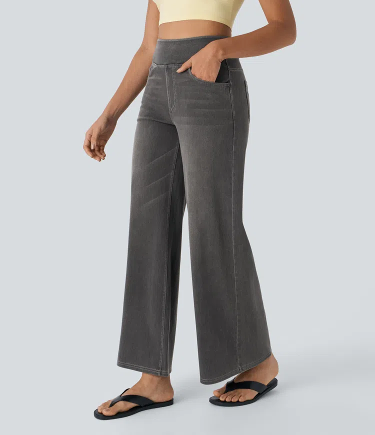 ByMoire. Comfortabele jeans met hoge taille