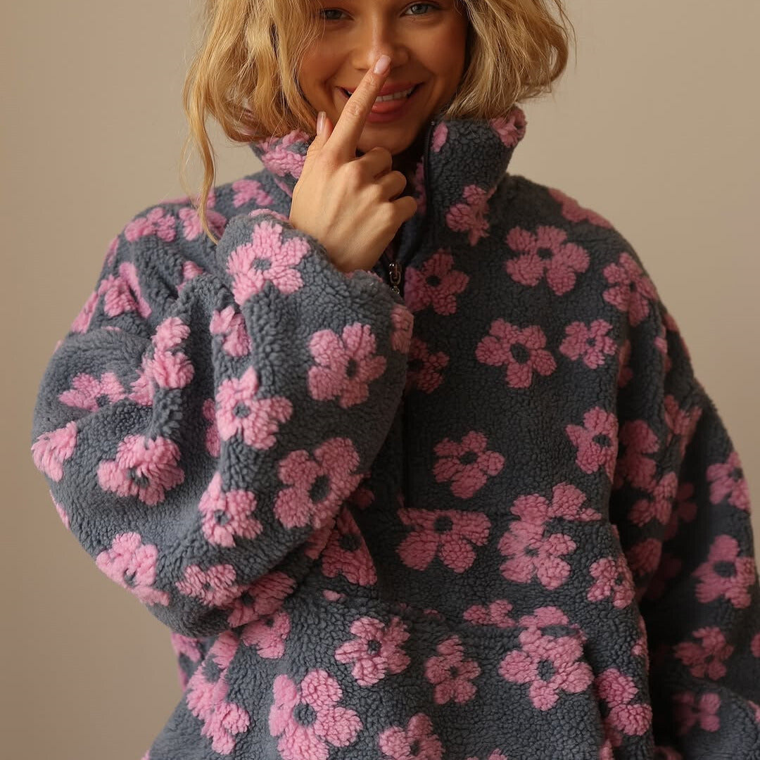 ByMoire. Trui met bloemenprint