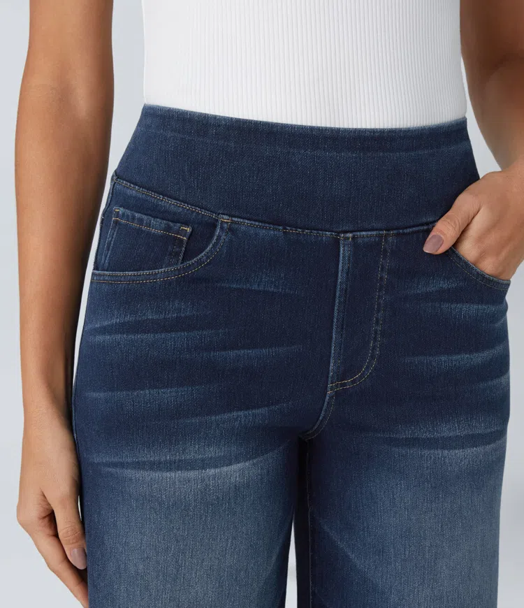ByMoire. Comfortabele jeans met hoge taille