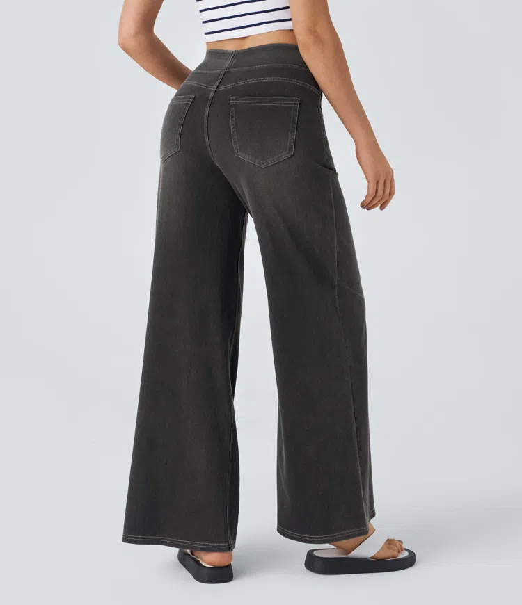 ByMoire. Comfortabele jeans met hoge taille