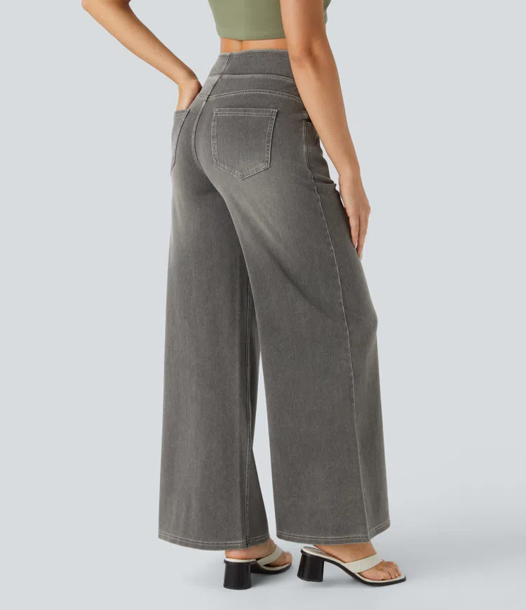 ByMoire. Comfortabele jeans met hoge taille