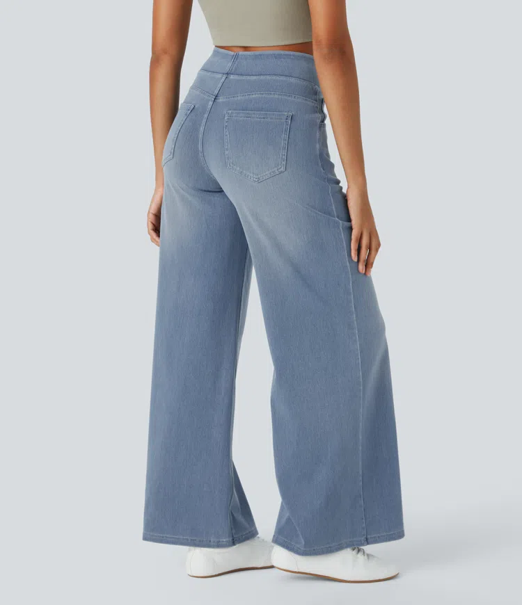 ByMoire. Comfortabele jeans met hoge taille