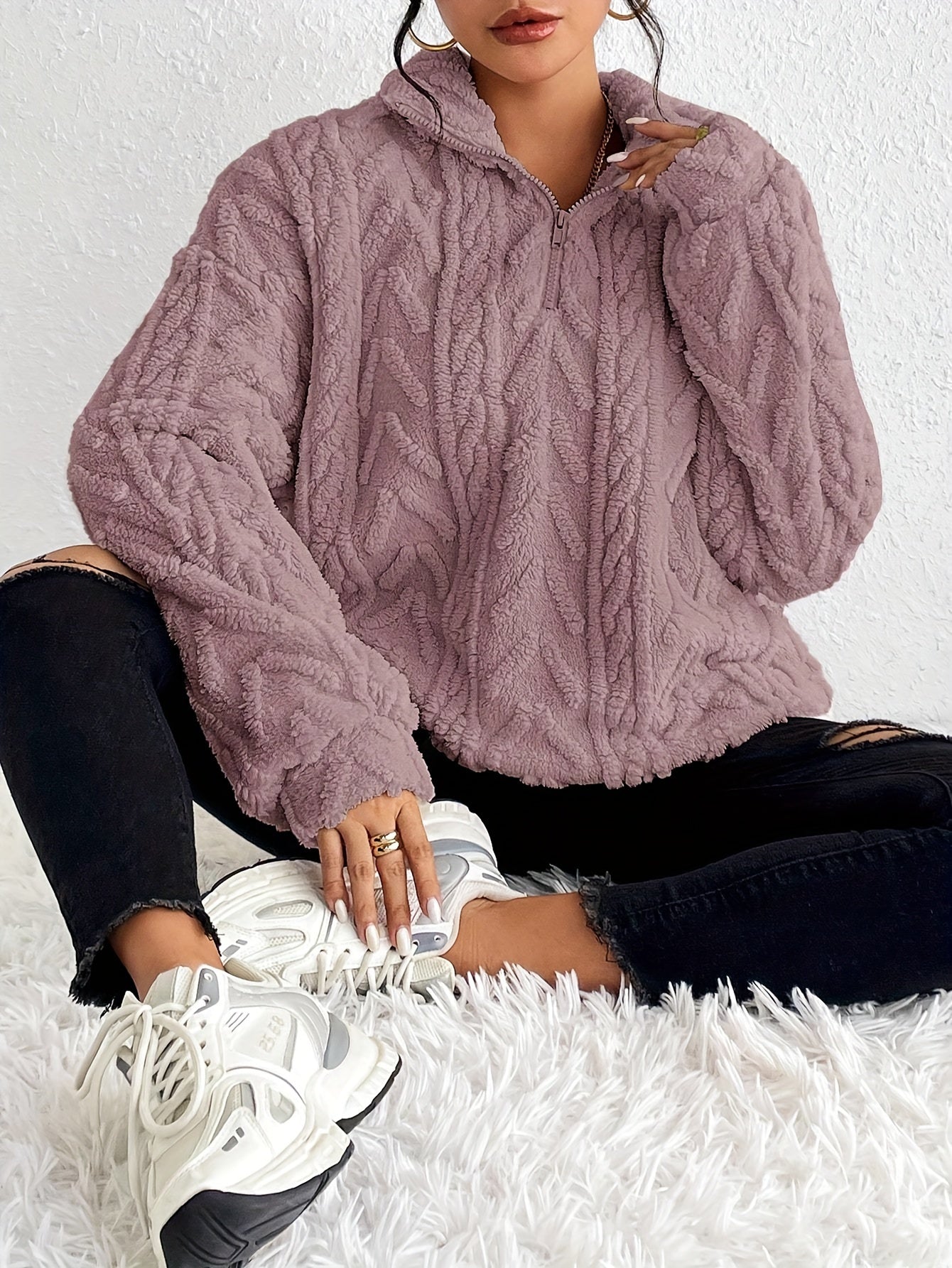 ByMoire. Elegante Fleece Trui