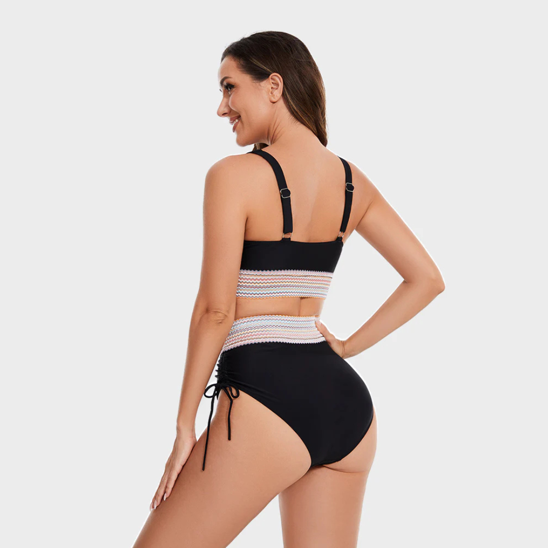 ByMoire. Hoge Taille Bikini Set