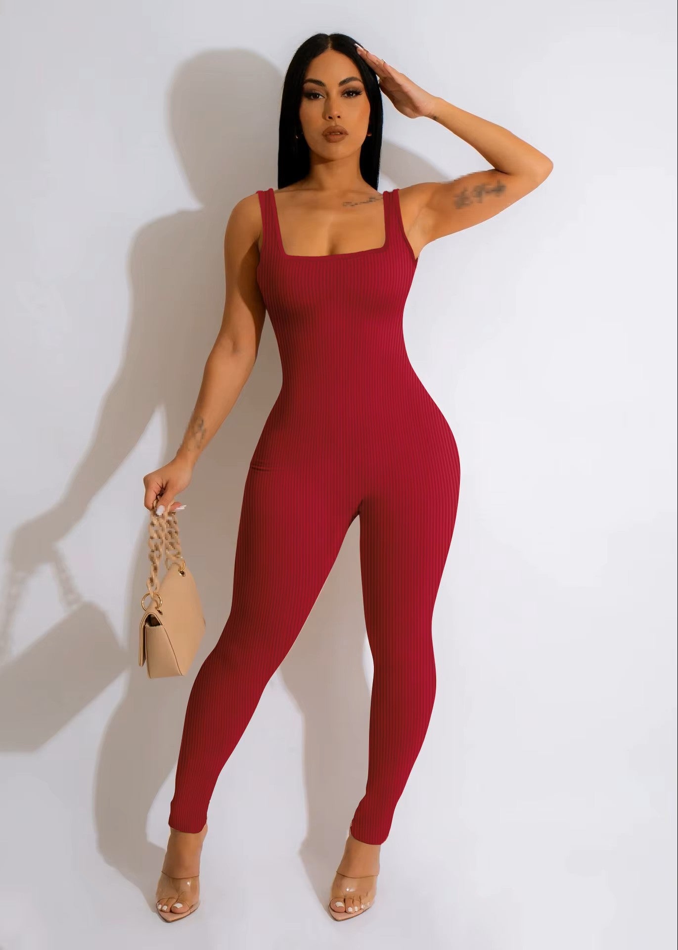 Bymoire.β Elegante Jumpsuit met Ingebouwde Shapewear