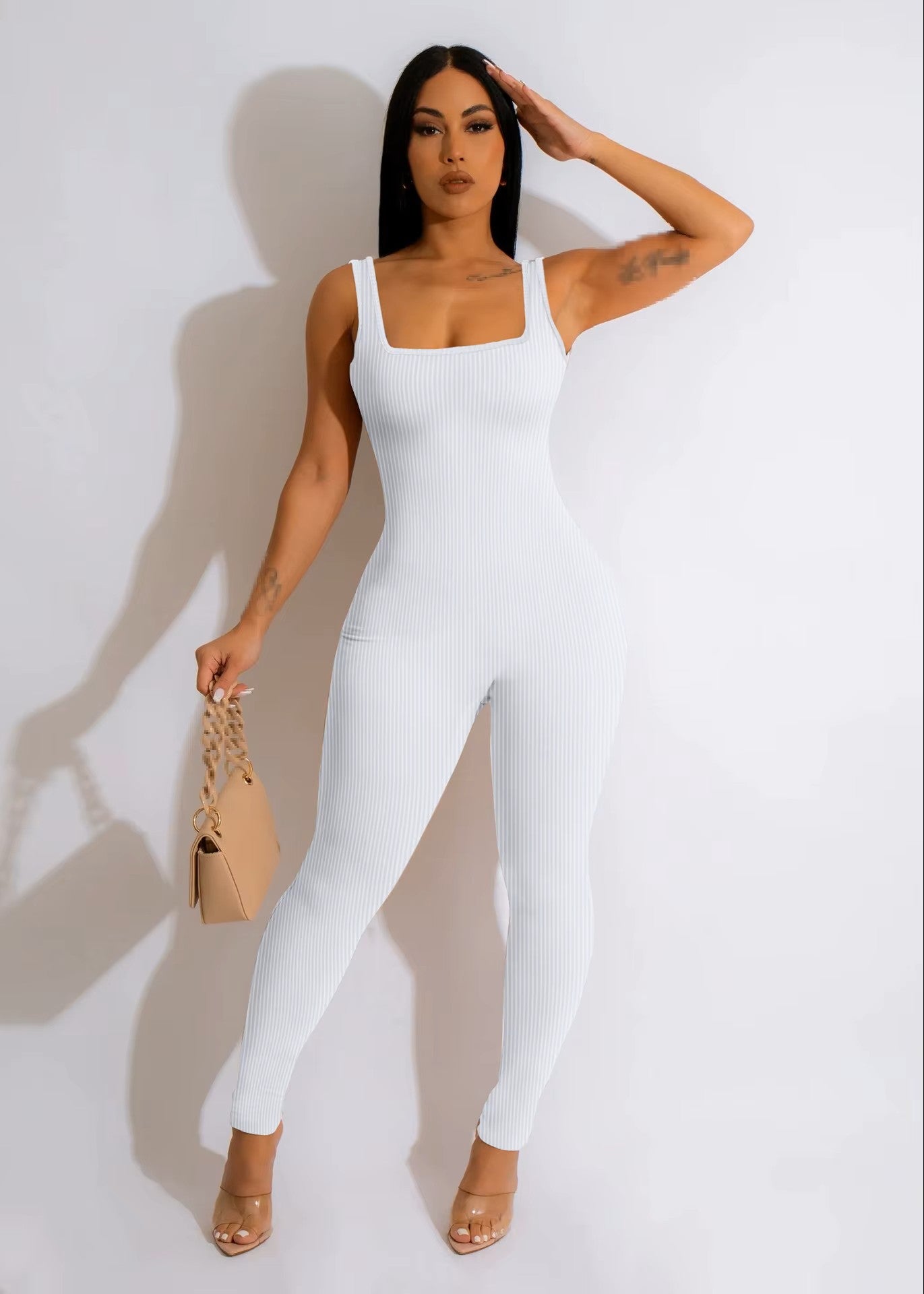 Bymoire.β Elegante Jumpsuit met Ingebouwde Shapewear