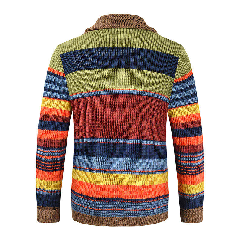 ByMoire. Gebreide Gekleurde Sweater
