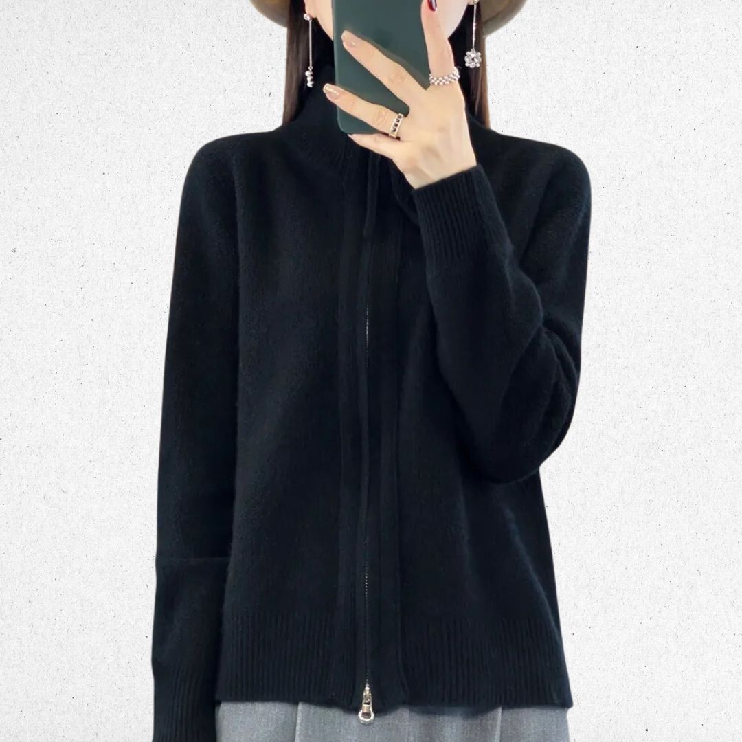 ByMoire. Cozy Zip-Up Cardigan