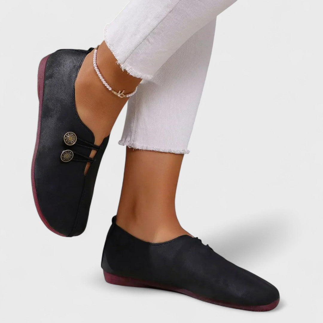Zyra™ | Suede Orthopedische Loafers