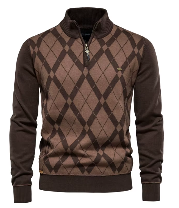 ByMoire. Half-Zip Herentrui