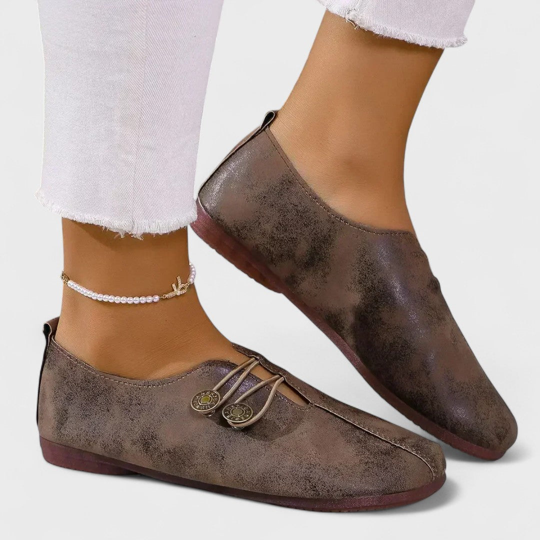 Zyra™ | Suede Orthopedische Loafers