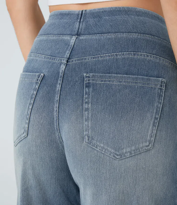 ByMoire. Comfortabele jeans met hoge taille