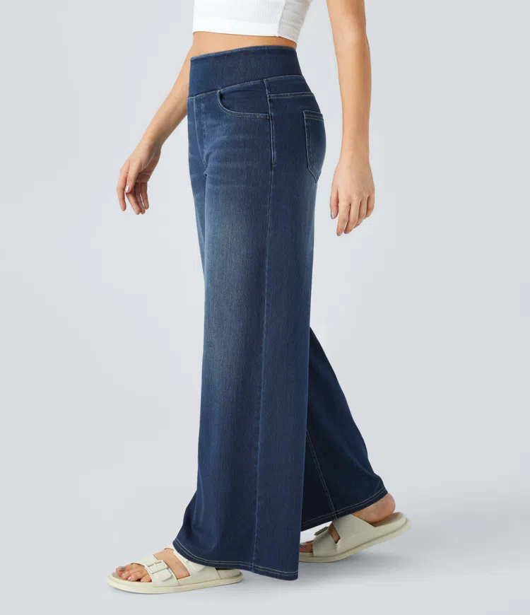 ByMoire. Comfortabele jeans met hoge taille