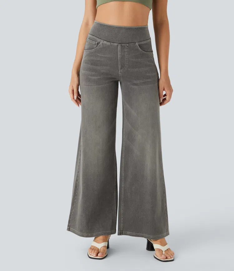 ByMoire. Comfortabele jeans met hoge taille