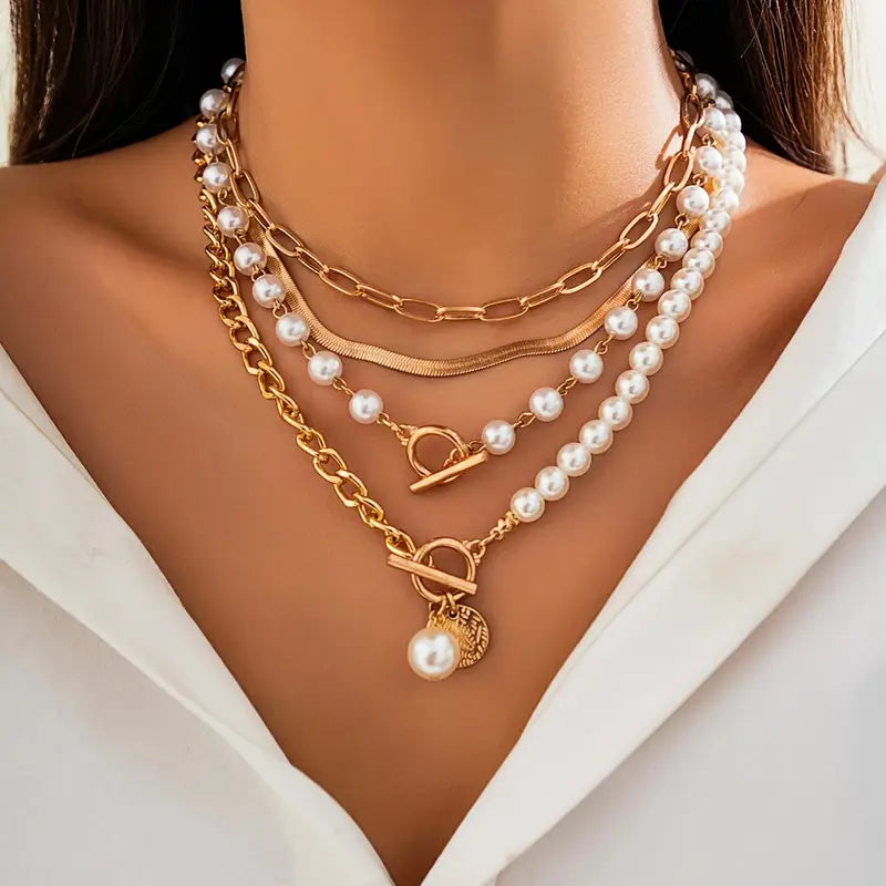 By Moires gouden kettingset