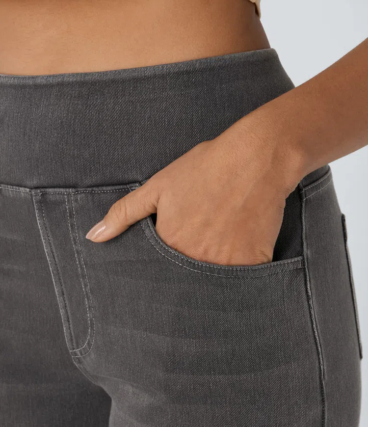 ByMoire. Comfortabele jeans met hoge taille