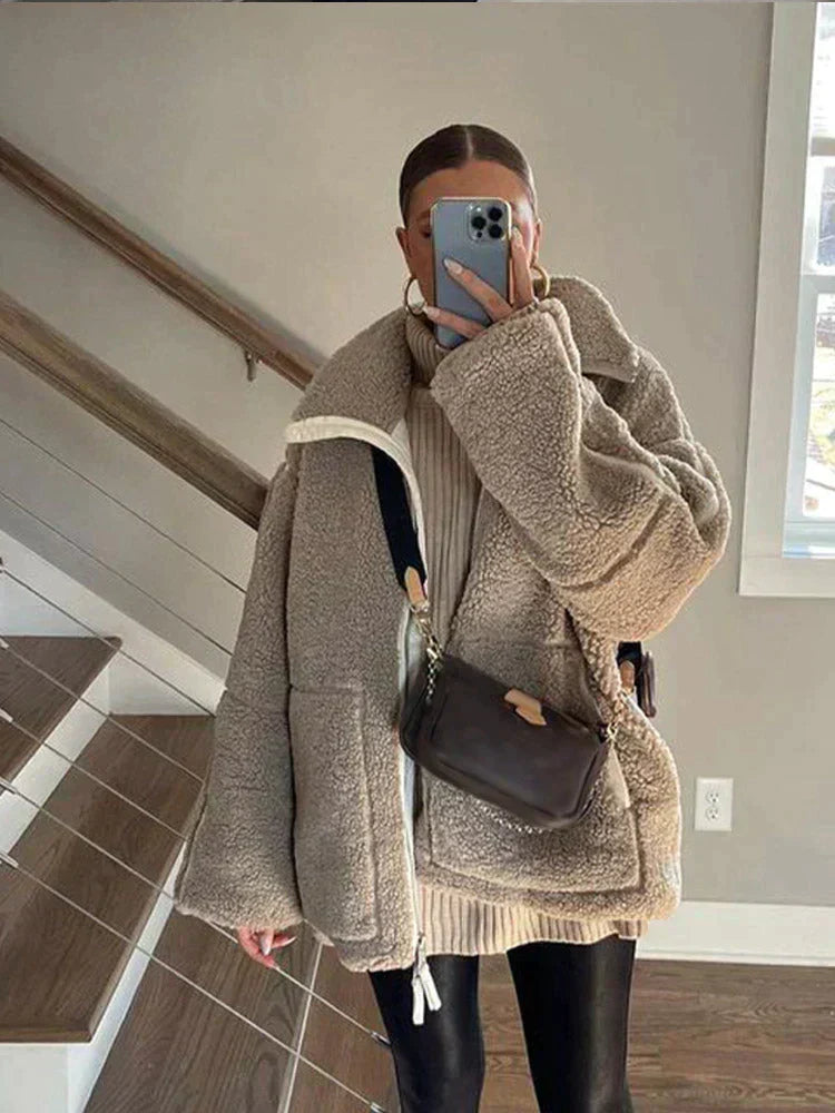 Oversized teddyjas