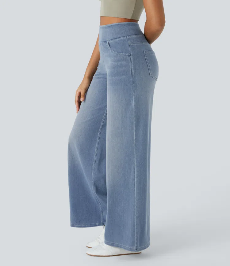 ByMoire. Comfortabele jeans met hoge taille