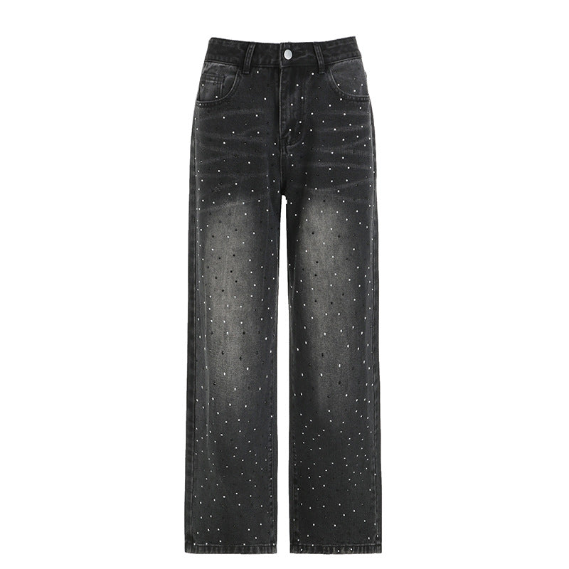 ByMoire. Glitter Spijkerbroek