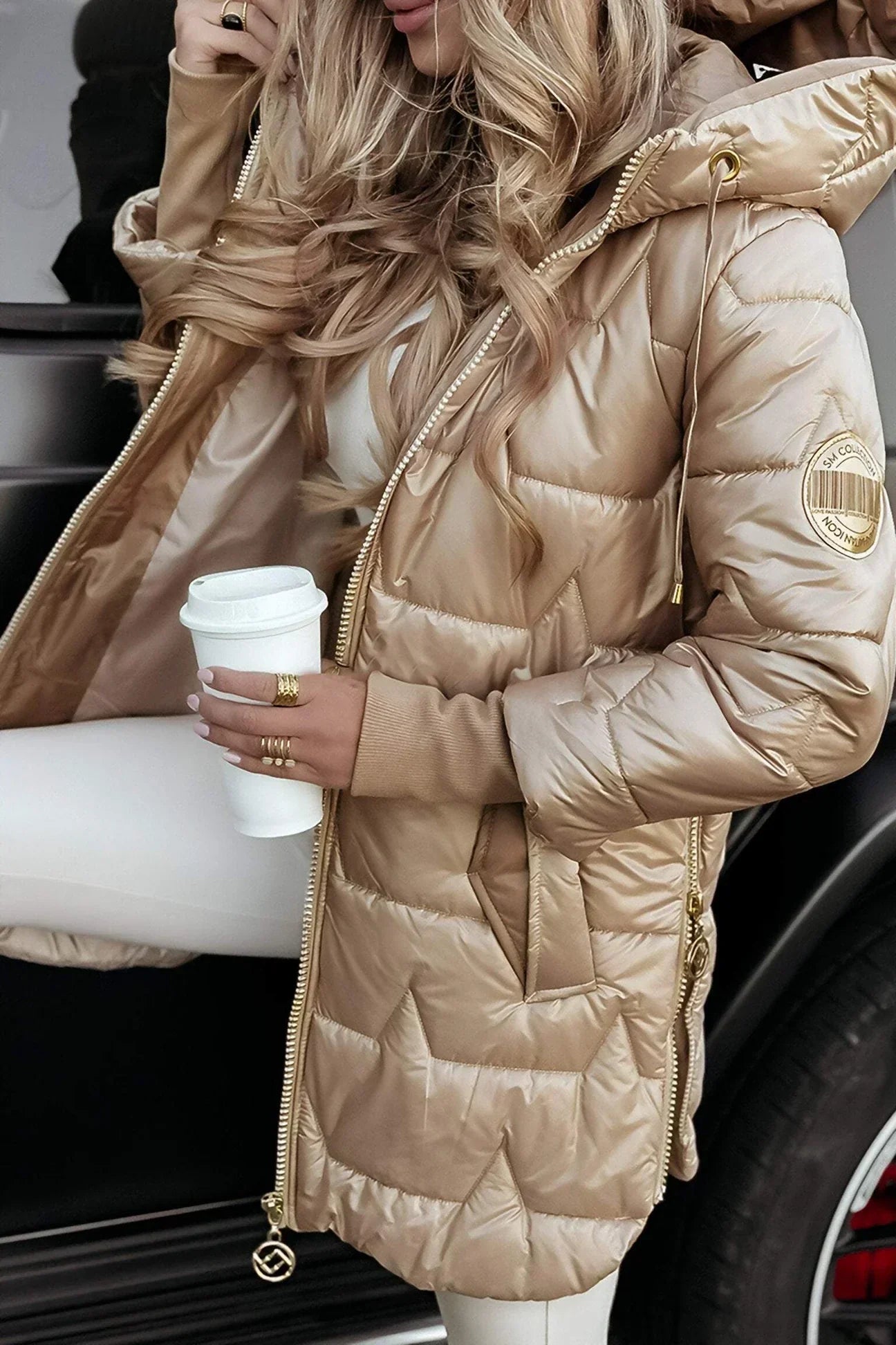 Nova | Elegante winterjas met capuchon en voering