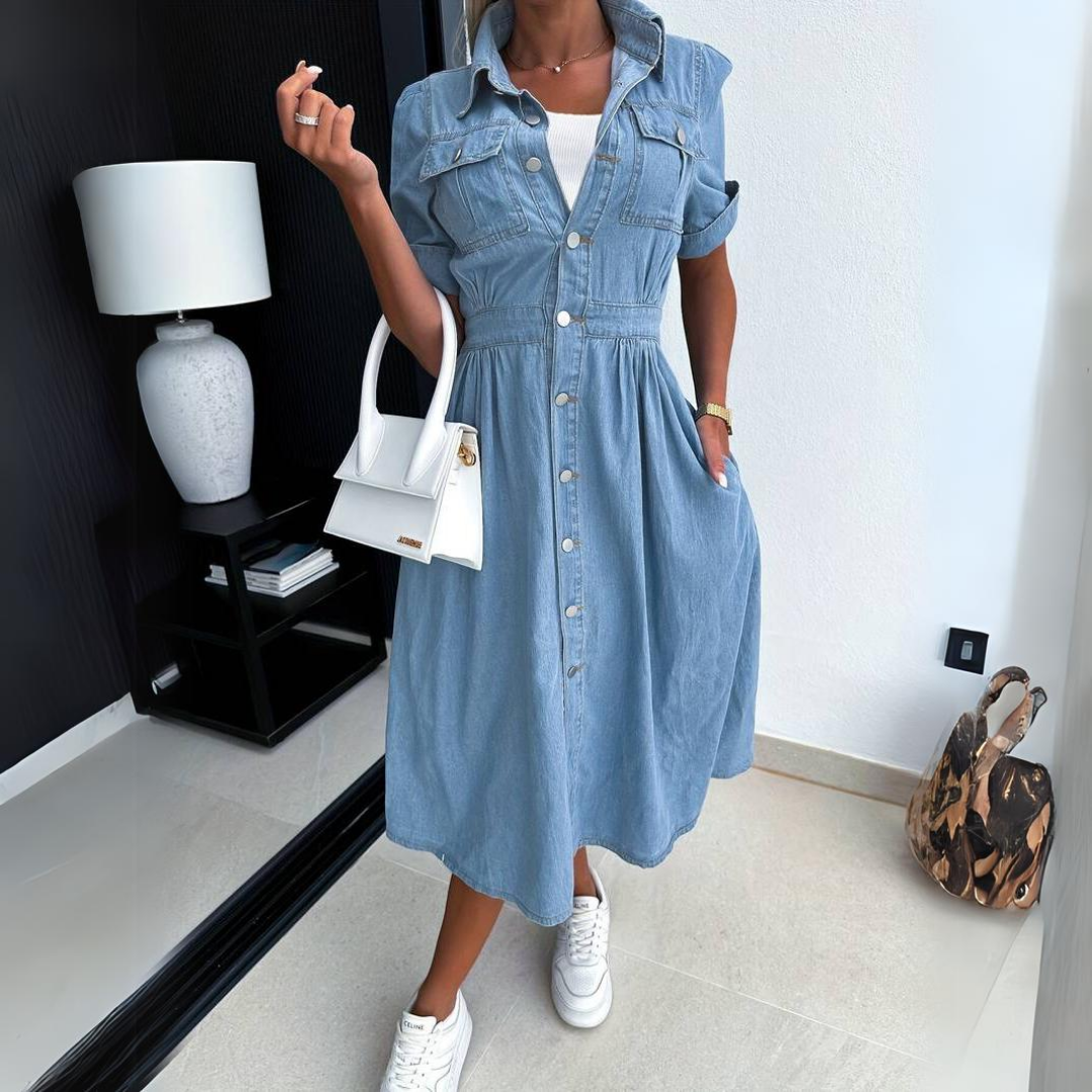 ByMoire. Casual Denim Jurk