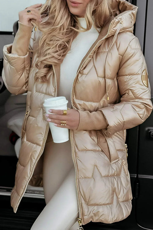 Nova | Elegante winterjas met capuchon en voering