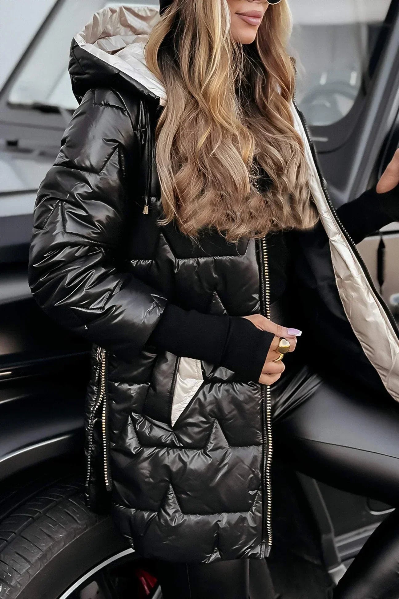 Nova | Elegante winterjas met capuchon en voering