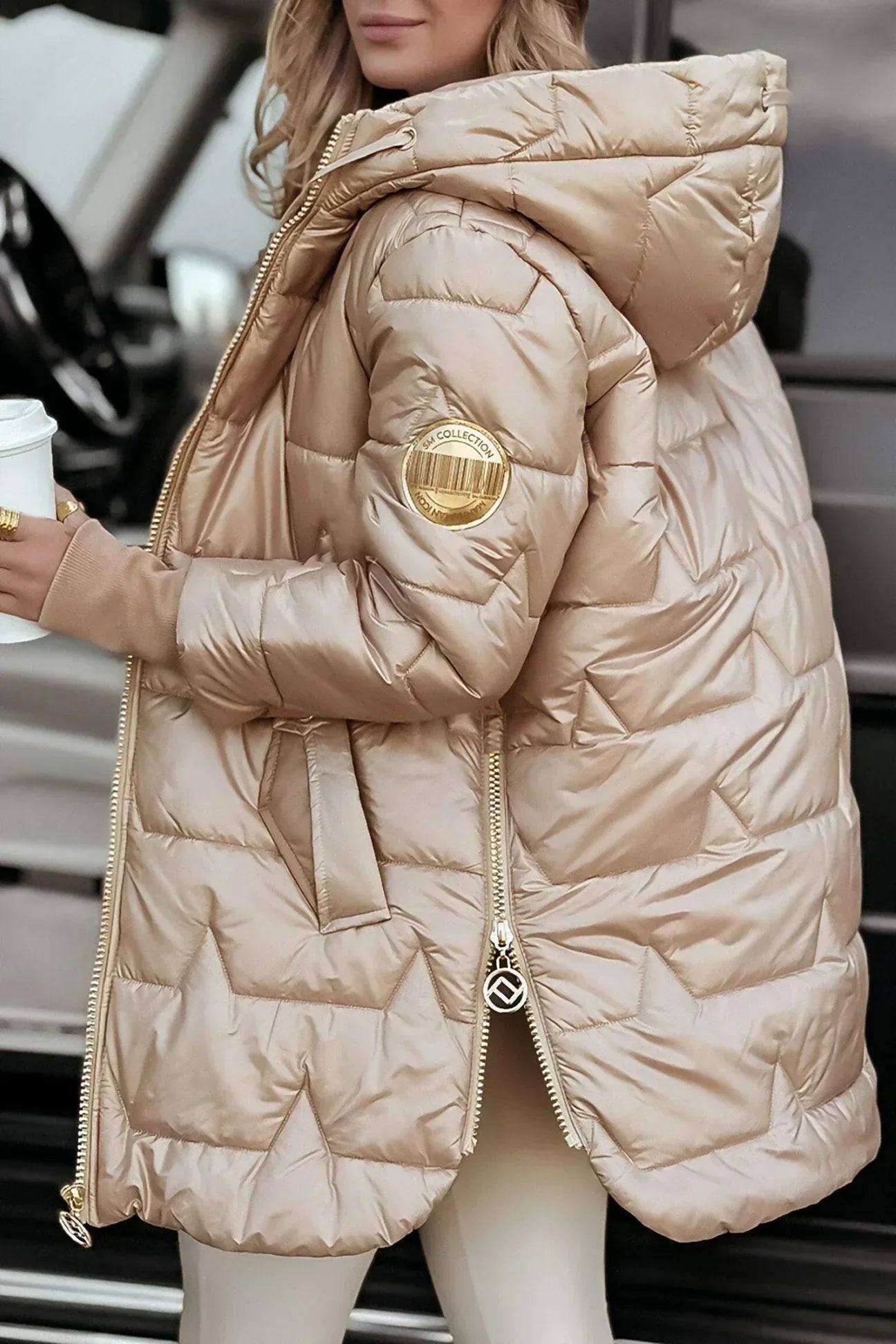 Nova | Elegante winterjas met capuchon en voering