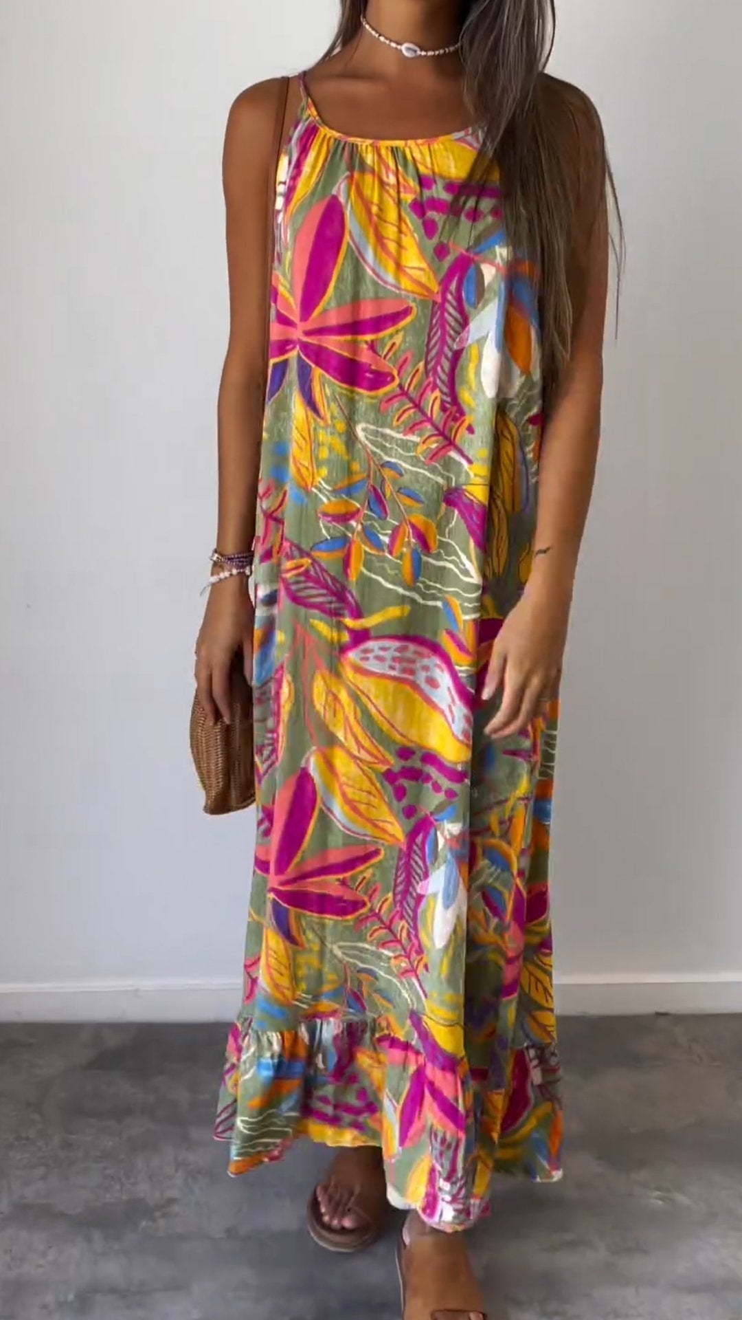 ByMoire. Comfortabele Bloemenjurk