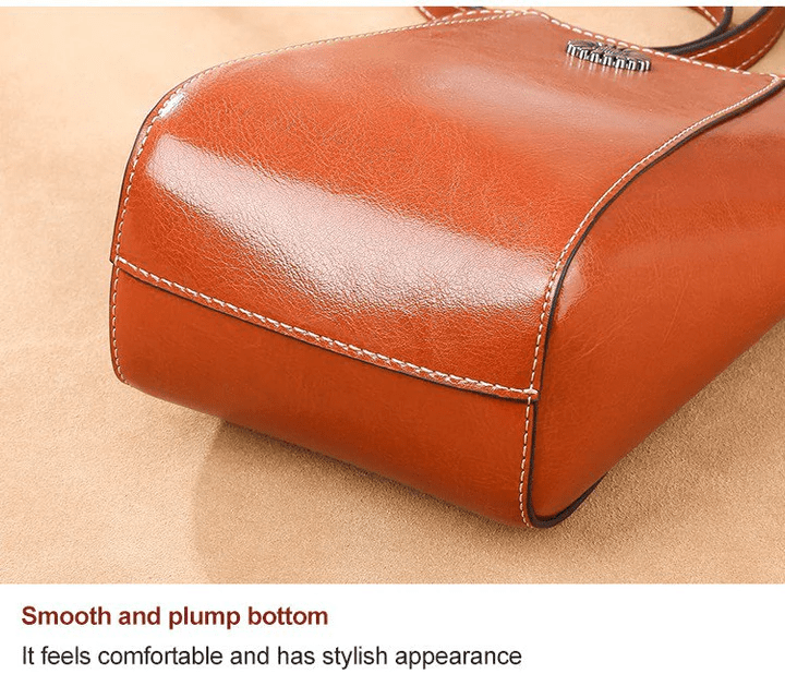 ByMoire. Retro Crossbody Leather Bag Stijlvolle schoudertas