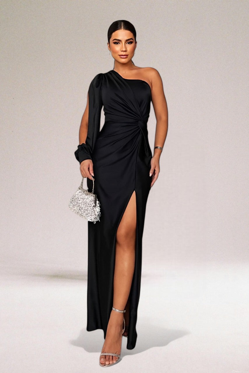 ByMoire. Elegante Asymmetrische Jurk