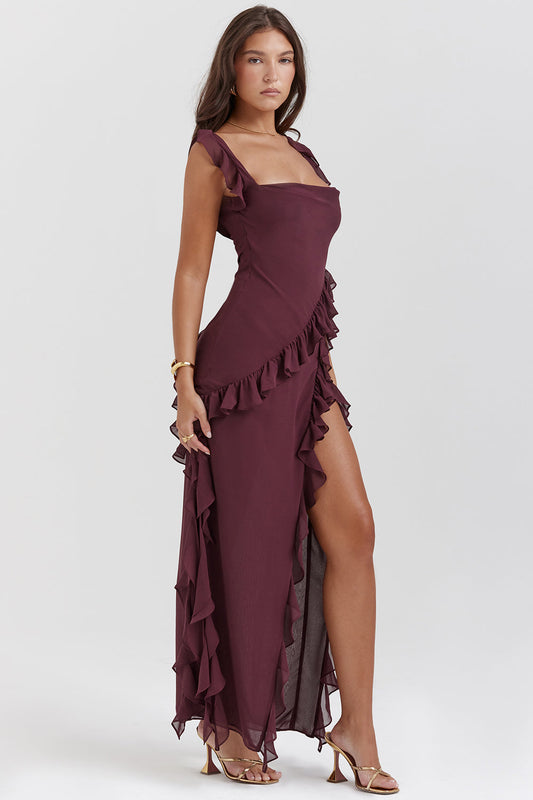 ByMoire. Stralende Jurk met Ruffles