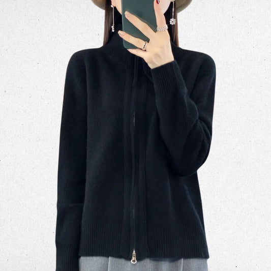 ByMoire. Cozy Zip-Up Cardigan