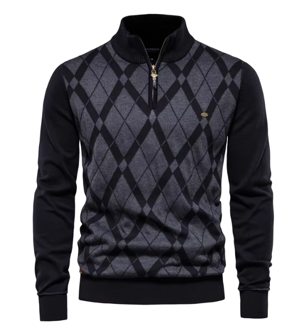 ByMoire. Half-Zip Herentrui