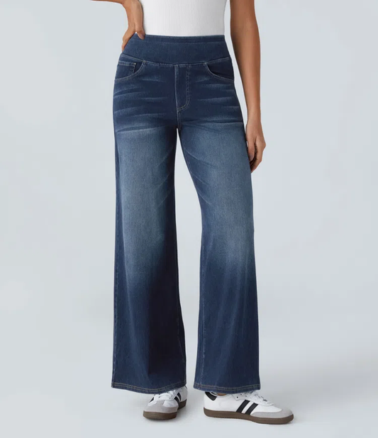 ByMoire. Comfortabele jeans met hoge taille