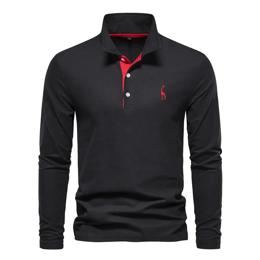 ByMoire. Polo met Lange Mouwen