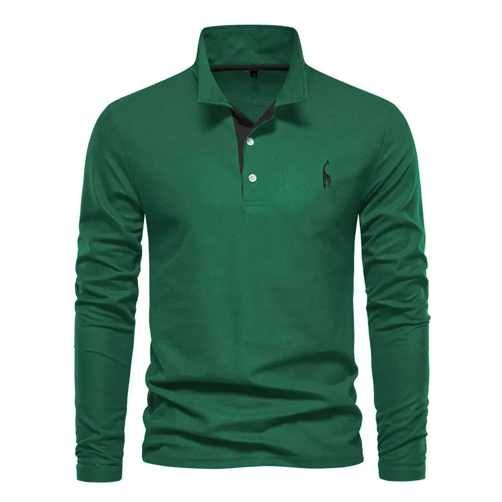 ByMoire. Polo met Lange Mouwen