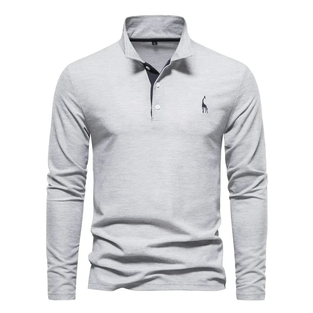ByMoire. Polo met Lange Mouwen