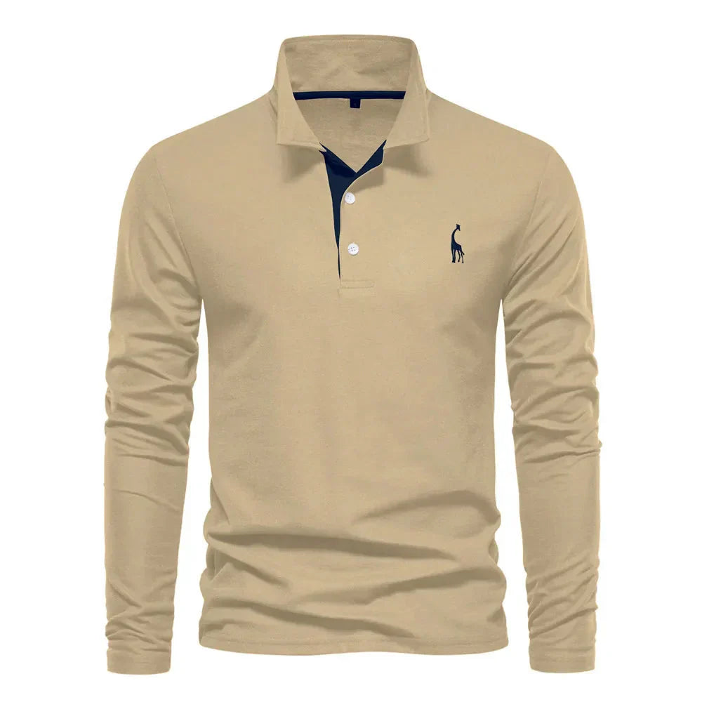 ByMoire. Polo met Lange Mouwen