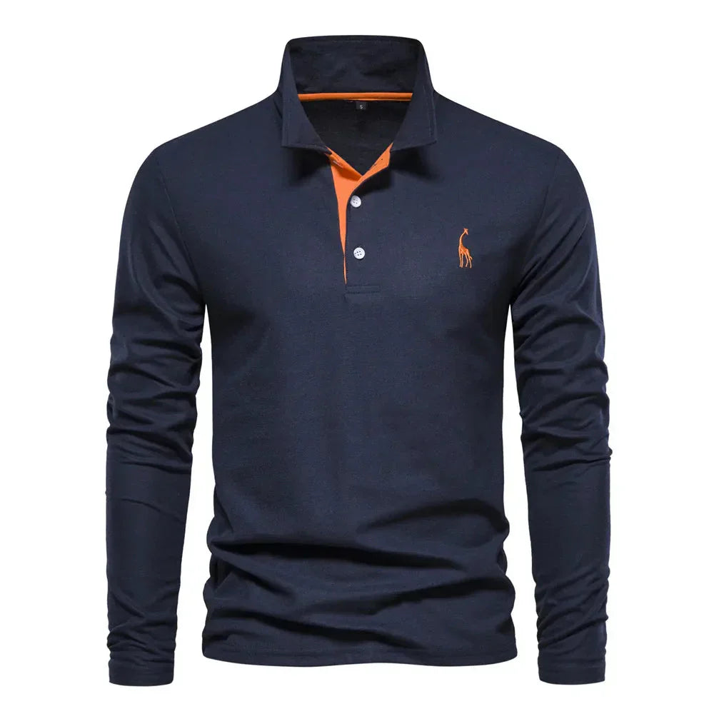 ByMoire. Polo met Lange Mouwen